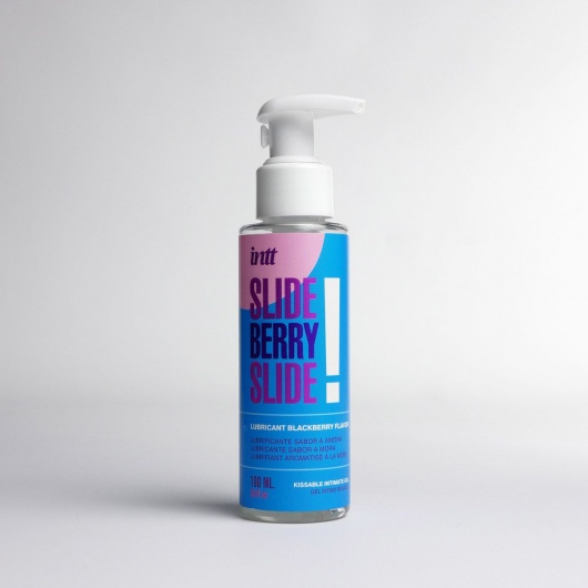 Увлажняющий гель с ароматом ежевики Slide Berry Slide - 100 мл. - INTT - купить с доставкой в Грозном