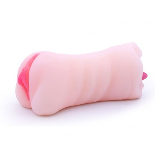 Телесный двусторонний мастурбатор - вагина и ротик - Boys of Toys - в Грозном купить с доставкой