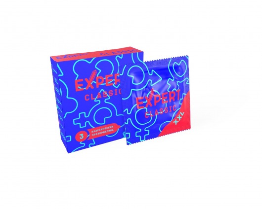 Презервативы увеличенного размера Expert Classic XXL - 3 шт. - Expert - купить с доставкой в Грозном