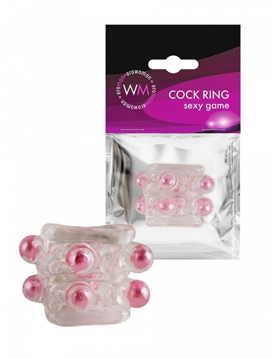 Прозрачная насадка на пенис с цветными шариками - Erowoman-Eroman - в Грозном купить с доставкой