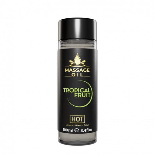 Массажное масло c ароматом тропических фруктов Massage Oil - 100 мл. - HOT - купить с доставкой в Грозном