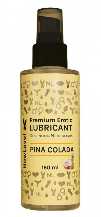 Ароматизированный лубрикант на водной основе NewLevel Pina Colada - 150 мл. - NewLevel - купить с доставкой в Грозном