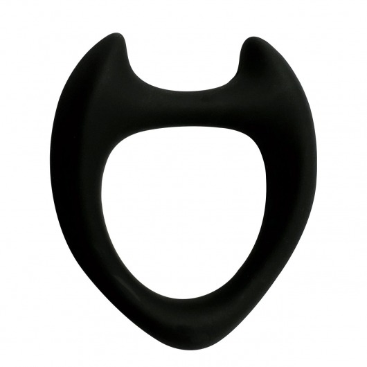 Черное эрекционное кольцо с рожками Wooomy Toro M - Adrien Lastic - в Грозном купить с доставкой