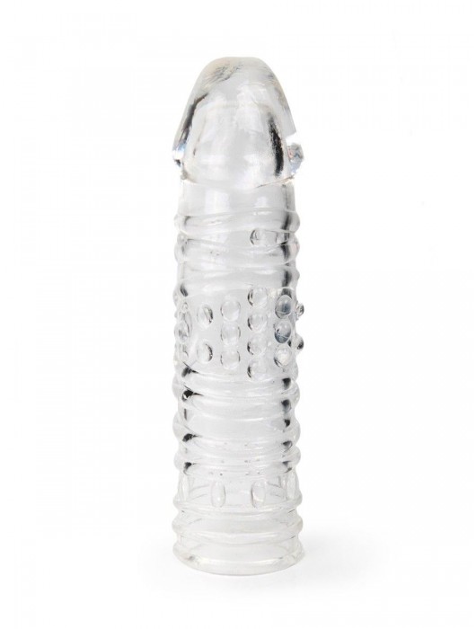 Прозрачная закрытая насадка на пенис - 17 см. - Sex Expert - в Грозном купить с доставкой
