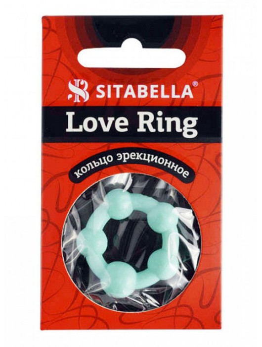 Цветное эрекционное кольцо с 5 бусинами Love Ring - Sitabella - в Грозном купить с доставкой