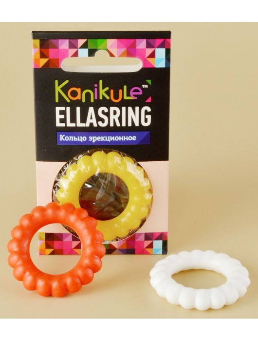 Цветное рельефное эрекционное кольцо Ellasring - Sitabella - в Грозном купить с доставкой