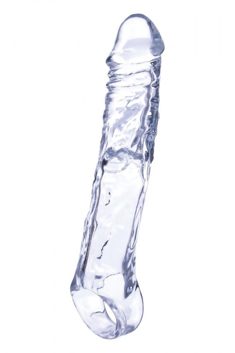 Прозрачная насадка-удлинитель Length Enhancer с подхватом - 22,3 см. - NMC - в Грозном купить с доставкой