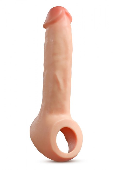 Телесная насадка-удлинитель Thrive 8.75 Inch Realistic Penis Extender Sleeve - 22,2 см. - Blush Novelties - в Грозном купить с доставкой