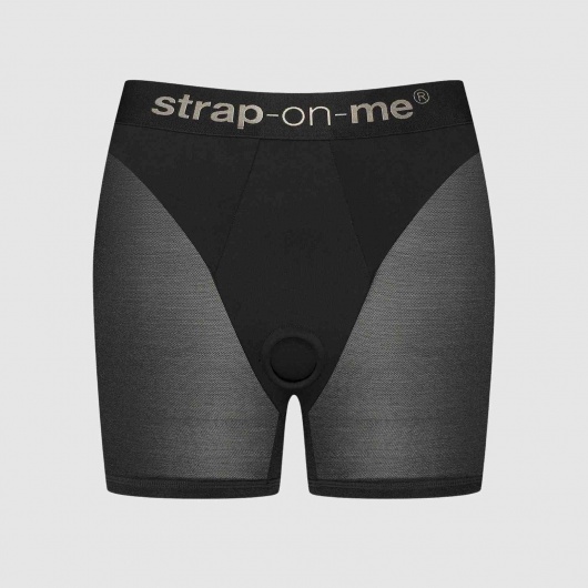 Трусики-шорты для фиксации насадок Strap-on-me Harness Lingerie Halo - size L - Strap-on-me - купить с доставкой в Грозном