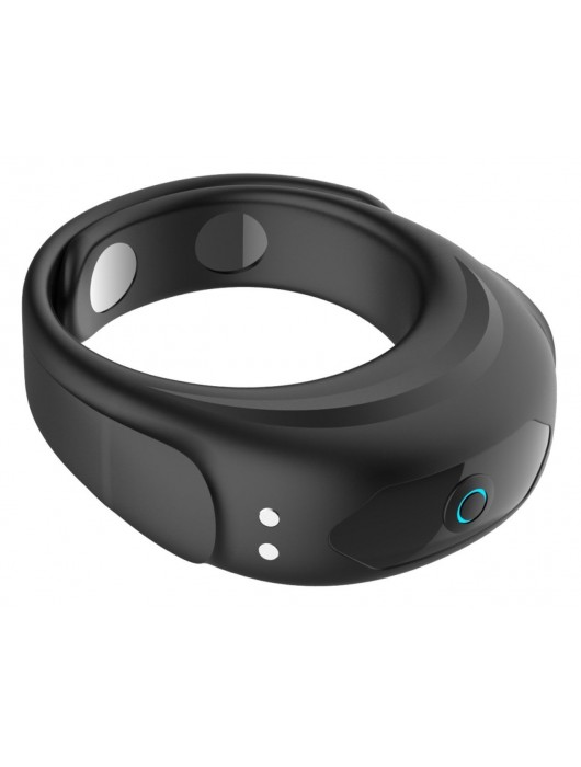 Черное эрекционное виброкольцо на ремешках - Boys of Toys - в Грозном купить с доставкой