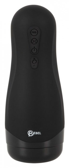 Черный вибромастурбатор с подогревом Masturbator with 3 Functions - Orion - в Грозном купить с доставкой