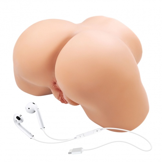 Телесный мастурбатор Olivia с 2 любовными отверстиями - Baile - в Грозном купить с доставкой