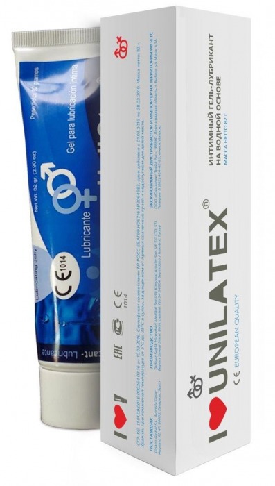 Лубрикант на водной основе Unilatex Gel - 80 мл. - Unilatex - купить с доставкой в Грозном