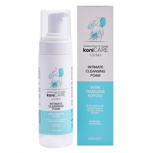 Пенка для интимной гигиены Konicare Gyno Intimate Cleasing Foam - 200 мл. - JoyDrops - купить с доставкой в Грозном