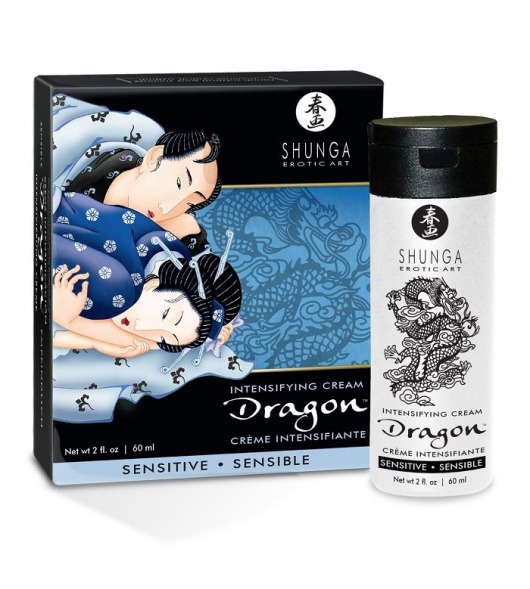 Интимный мужской крем SHUNGA DRAGON SENSITIVE - 60 мл. - Shunga - купить с доставкой в Грозном