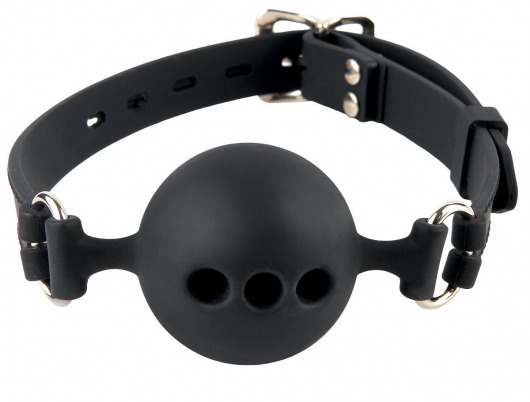 Силиконовый кляп-шар с отверстиями для дыхания Silicone Breathable Ball Gag Small - Pipedream - купить с доставкой в Грозном