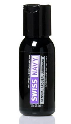 Возбуждающий гель-лубрикант на водной основе Sensual Arousal Lubricant  - 29,5 мл. - Swiss navy - купить с доставкой в Грозном