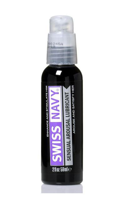 Возбуждающий гель-лубрикант на водной основе Sensual Arousal Lubricant - 59 мл. - Swiss navy - купить с доставкой в Грозном