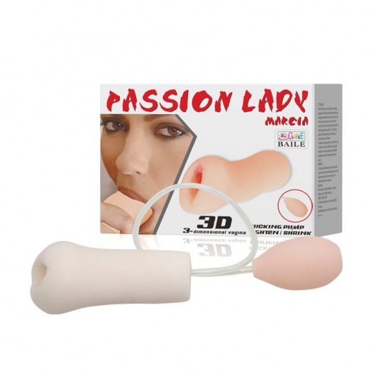Мастурбатор Passion Lady Marcia с грушей для имитации посасывания - Baile - в Грозном купить с доставкой