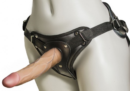 Женский страпон с вагинальной пробкой Woman Strap - 18 см. - LOVETOY (А-Полимер) - купить с доставкой в Грозном