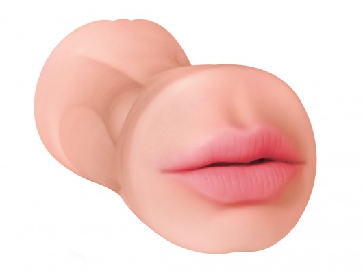 Двусторонний мастурбатор Goddess of Love - вагина и ротик - Lola Games - в Грозном купить с доставкой