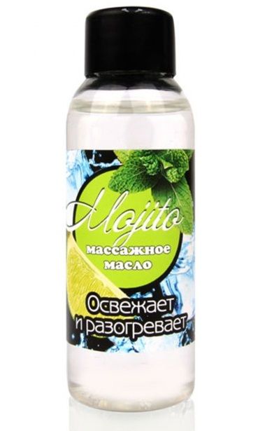 Массажное масло для тела Mojito с ароматом лайма - 50 мл. - Биоритм - купить с доставкой в Грозном