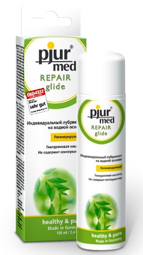 Регенирирующий лубрикант с гиалуроновой кислотой pjur MED Repair glide - 100 мл. - Pjur - купить с доставкой в Грозном