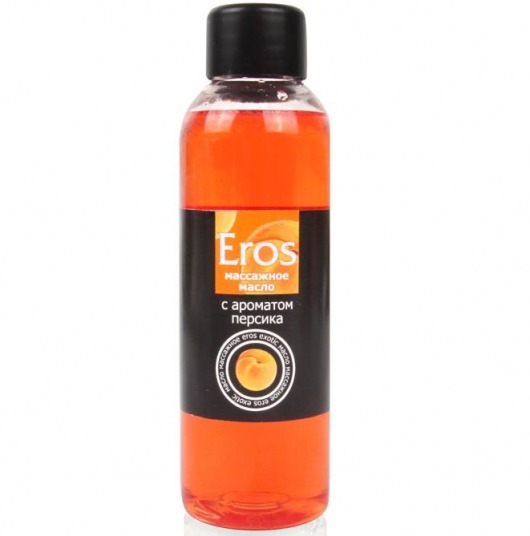 Массажное масло Eros exotic с ароматом персика - 75 мл. - Биоритм - купить с доставкой в Грозном
