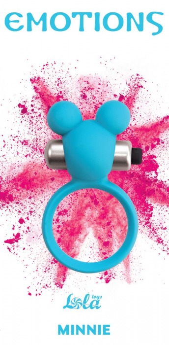 Голубое эрекционное виброколечко Emotions Minnie Breeze - Lola Games - в Грозном купить с доставкой