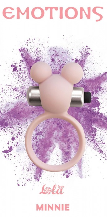 Розовое эрекционное виброколечко Emotions Minnie Light pink - Lola Games - в Грозном купить с доставкой