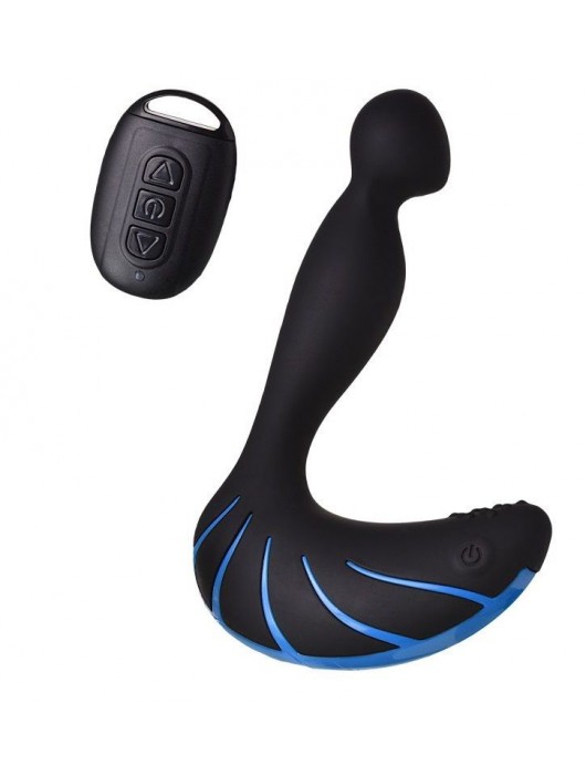 Чёрно-синий массажер простаты Erotist Third - Erotist Adult Toys - в Грозном купить с доставкой