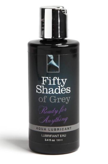Лубрикант на водной основе Ready for Anything Aqua Lubricant - 100 мл. - Fifty Shades of Grey - купить с доставкой в Грозном