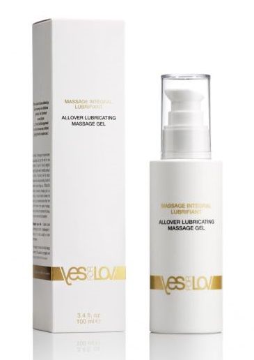 Массажный гель-смазка на силиконовой основе Allover Massage Gel - 100 мл. - YESforLOV - купить с доставкой в Грозном