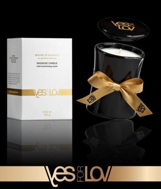 Массажная аромасвеча BEWITCHING MASSAGE CANDLE - 120 мл. - YESforLOV - купить с доставкой в Грозном