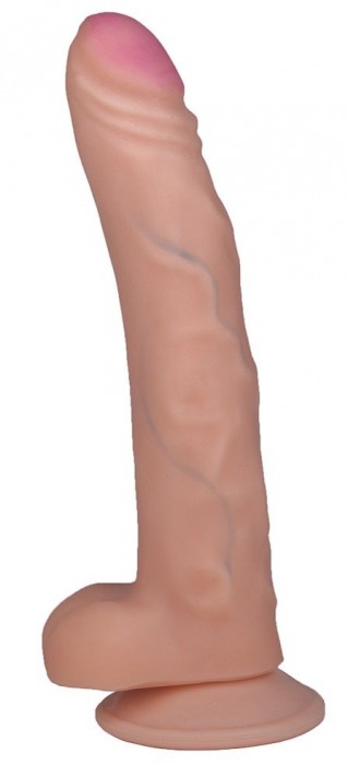 Фаллоимитатор REAL Standard с присоской - 17 см. - LOVETOY (А-Полимер)