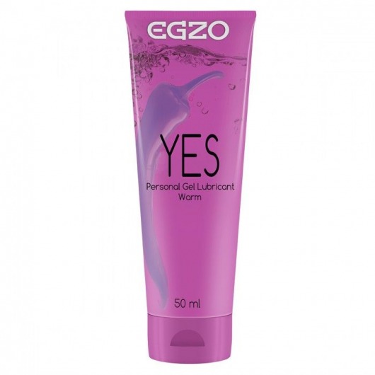 Согревающий лубрикант на водной основе Egzo Yes - 50 мл. - EGZO - купить с доставкой в Грозном