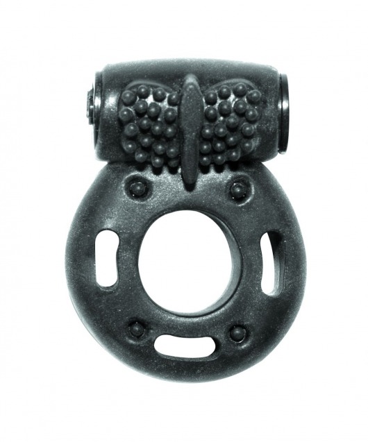 Черное эрекционное кольцо с вибрацией Rings Axle-pin - Lola Games - в Грозном купить с доставкой