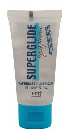 Гель-смазка на водной основе для чувствительной кожи Superglide - 30 мл. - HOT - купить с доставкой в Грозном