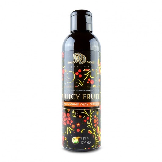 Интимный гель на водной основе JUICY FRUIT с ароматом пина колада - 200 мл. - БиоМед - купить с доставкой в Грозном