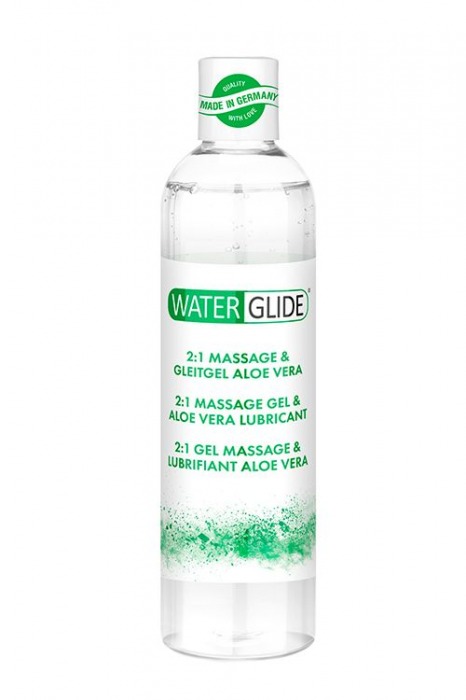Гель-смазка 2-в-1 MASSAGE   LUBRICANT ALOE VERA - 300 мл. - Waterglide - купить с доставкой в Грозном