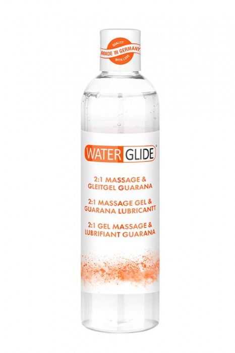 Гель-смазка 2-в-1 MASSAGE   LUBRICANT GUARANA - 300 мл. - Waterglide - купить с доставкой в Грозном
