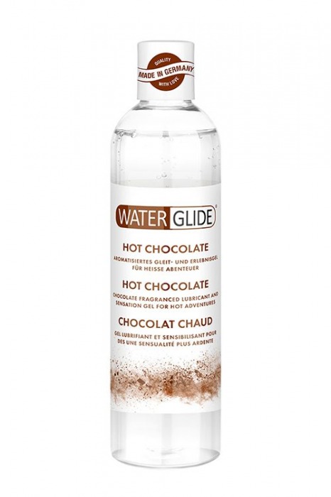 Лубрикант на водной основе с ароматом шоколада HOT CHOCOLATE - 300 мл. - Waterglide - купить с доставкой в Грозном