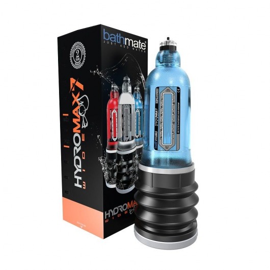 Синяя гидропомпа HydroMAX7 Wide Boy - Bathmate - в Грозном купить с доставкой