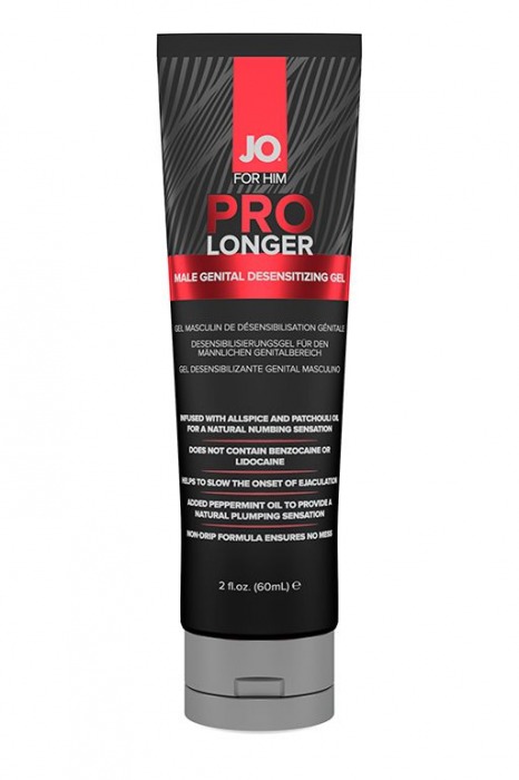 Гель-пролонгатор умеренного действия для мужчин JO Prolonger Gel – 60 мл. - System JO - купить с доставкой в Грозном