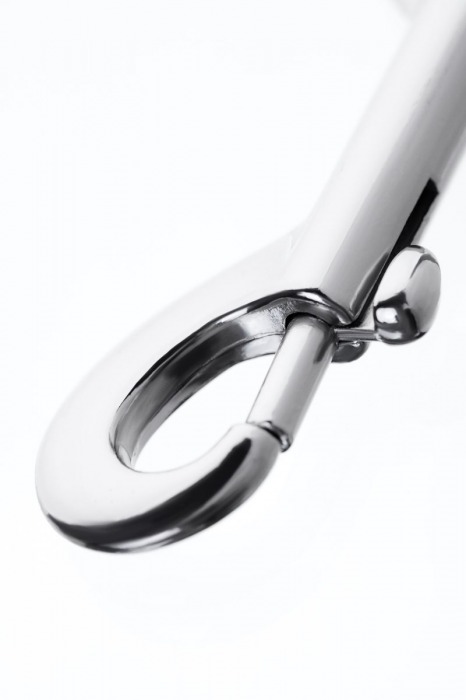 Серебристый двухсторонний карабин TOYFA Metal - ToyFa - купить с доставкой в Грозном