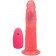 Розовый вибромассажёр на присоске с проводным пультом - 16,5 см. - LOVETOY (А-Полимер) купить в Грозном с доставкой в Orgasmix.ru Розовый вибромассажёр на присоске с проводным пультом - 16,5 см. - LOVETOY (А-Полимер)