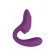Фиолетовый вибромассажер с клиторальной стимуляцией Megam - ToyFa купить в Грозном с доставкой в Orgasmix.ru Фиолетовый вибромассажер с клиторальной стимуляцией Megam - ToyFa