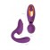 Фиолетовый вибромассажер с клиторальной стимуляцией Megam - ToyFa купить в Грозном с доставкой в Orgasmix.ru Фиолетовый вибромассажер с клиторальной стимуляцией Megam - ToyFa