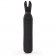 Черная вибропуля с ушками Rechargeable Rabbit Ears Bullet Vibrator - Happy Rabbit купить в Грозном с доставкой в Orgasmix.ru Черная вибропуля с ушками Rechargeable Rabbit Ears Bullet Vibrator - Happy Rabbit