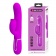 Лиловый вибратор-кролик с пульсацией Gigi - 22,8 см. - Baile